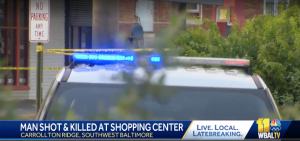 Westside Shopping Center Shooting in Baltimore, MD Leaves One Man Fatally Injured.