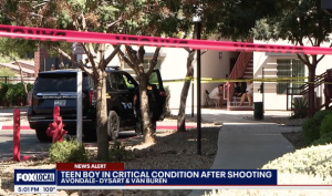 Apartment Shooting in Avondale, AZ Leaves One Teen Boy in Critical Condition.